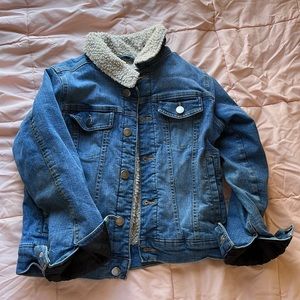 Sherpa Lined Jean Jacket